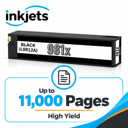 Compatible HP 981X (L0R12A) High Yield Black Toner Cartridge