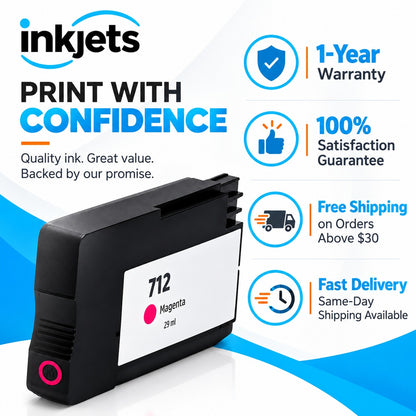 Remanufactured HP 712 Standard Yield Magenta Ink Cartridge