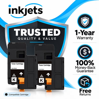 Dell 593-BBJX (DPV4T) Black Compatible Toner Cartridge Twin Pack
