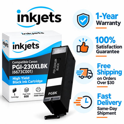 Compatible Canon PGI-230XLBK (6673C001) High Yield Black Ink Cartridge