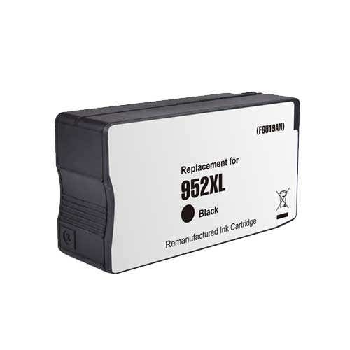HP 952XL (F6U19AN) Black High-Yield Remanufactured Ink Cartridge