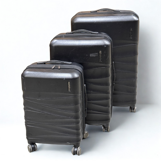 American Tourister Tranquil 3-Piece Set Luggage Set - Black