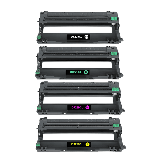 Compatible Brother DR229CL High Yield 4-Pack Combo Drum Unit