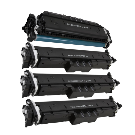 Canon T12 Standard Yield Compatible Toner Cartridge 4-Pack Combo