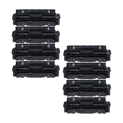 Canon 046H Compatible High-Yield Toner Cartridge 8-Pack Combo