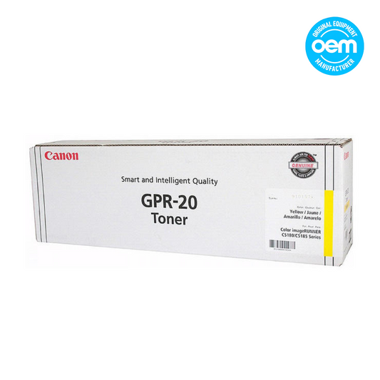Canon GPR-20 (1066B001AA) Yellow Standard Yield Original Toner Cartridge