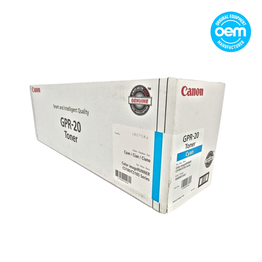 Canon GPR-20 (1068B001AA) Cyan Standard Yield Original Toner Cartridge