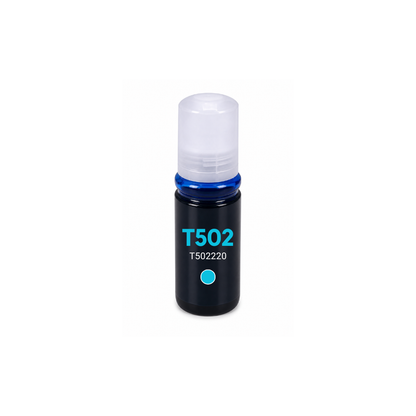 Epson T502 (T502220-S) Cyan Standard Yield Compatible Ink Bottle