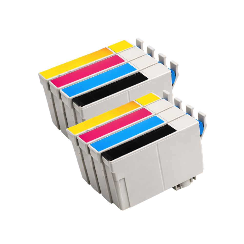 Epson 125 Remanufactured Standard-Yield Ink Cartridge 8-Pack Combo