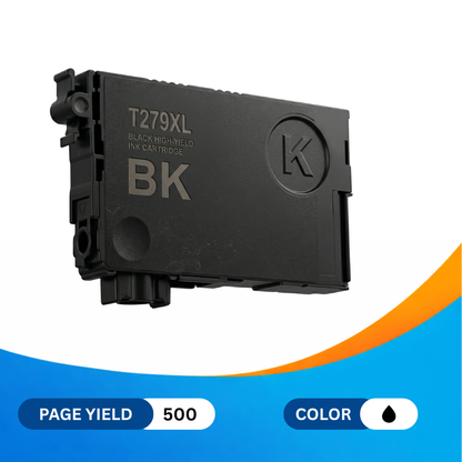Epson T279XL (T279xl120-S) Black High Yield Remanufactured Ink Cartridge