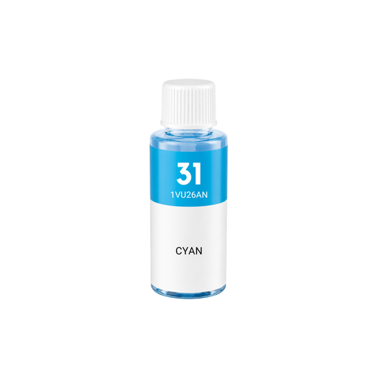 HP 31 (1VU26AN) Cyan Standard Yield Compatible Ink Bottle