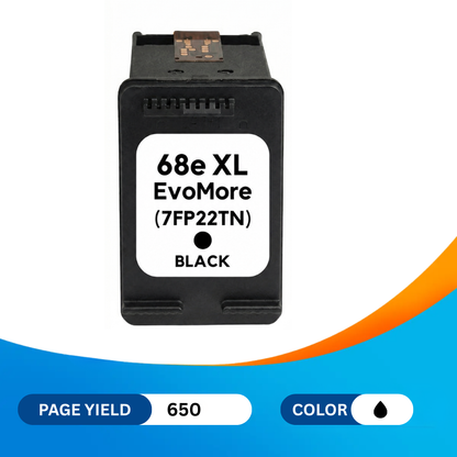 HP 68e EvoMore (7FP22TN) Black High Yield Remanufactured Ink Cartridge
