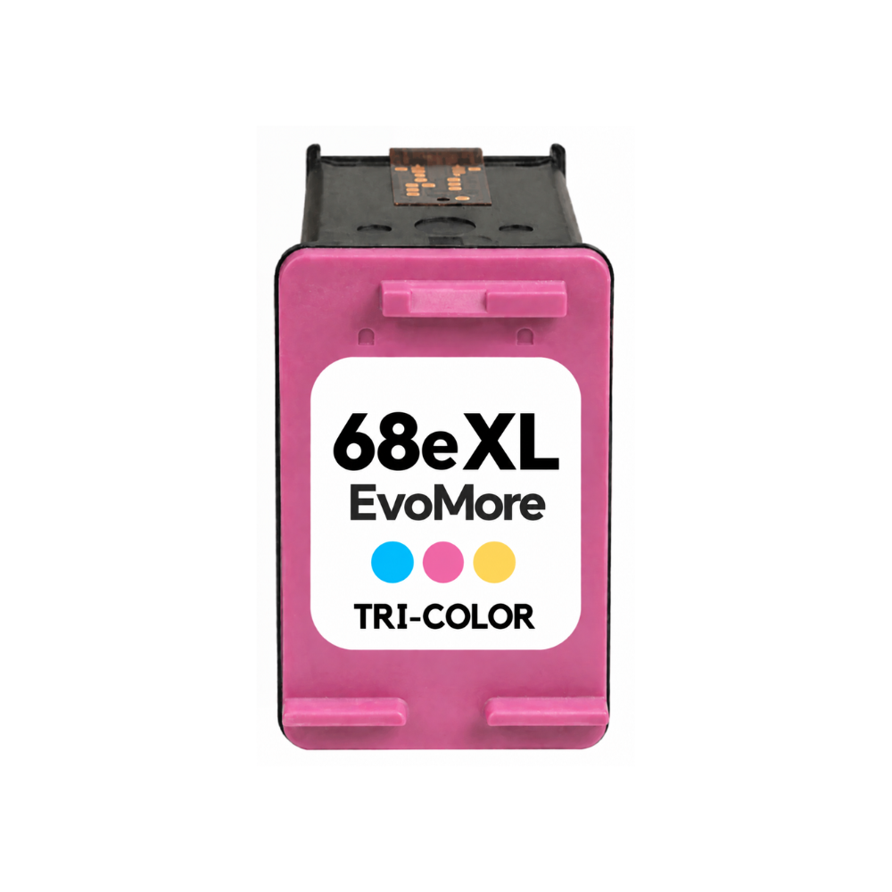 HP 68e EvoMore Tri-Color High Yield Remanufactured Ink Cartridge