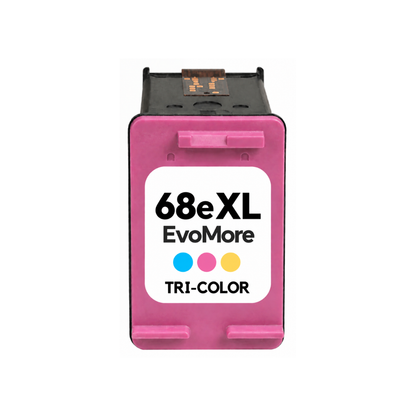 HP 68e EvoMore Tri-Color High Yield Remanufactured Ink Cartridge