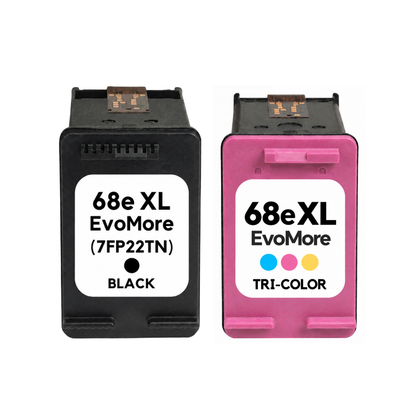HP 68e EvoMore Remanufactured High Yield Ink Cartridge 2-Pack Combo