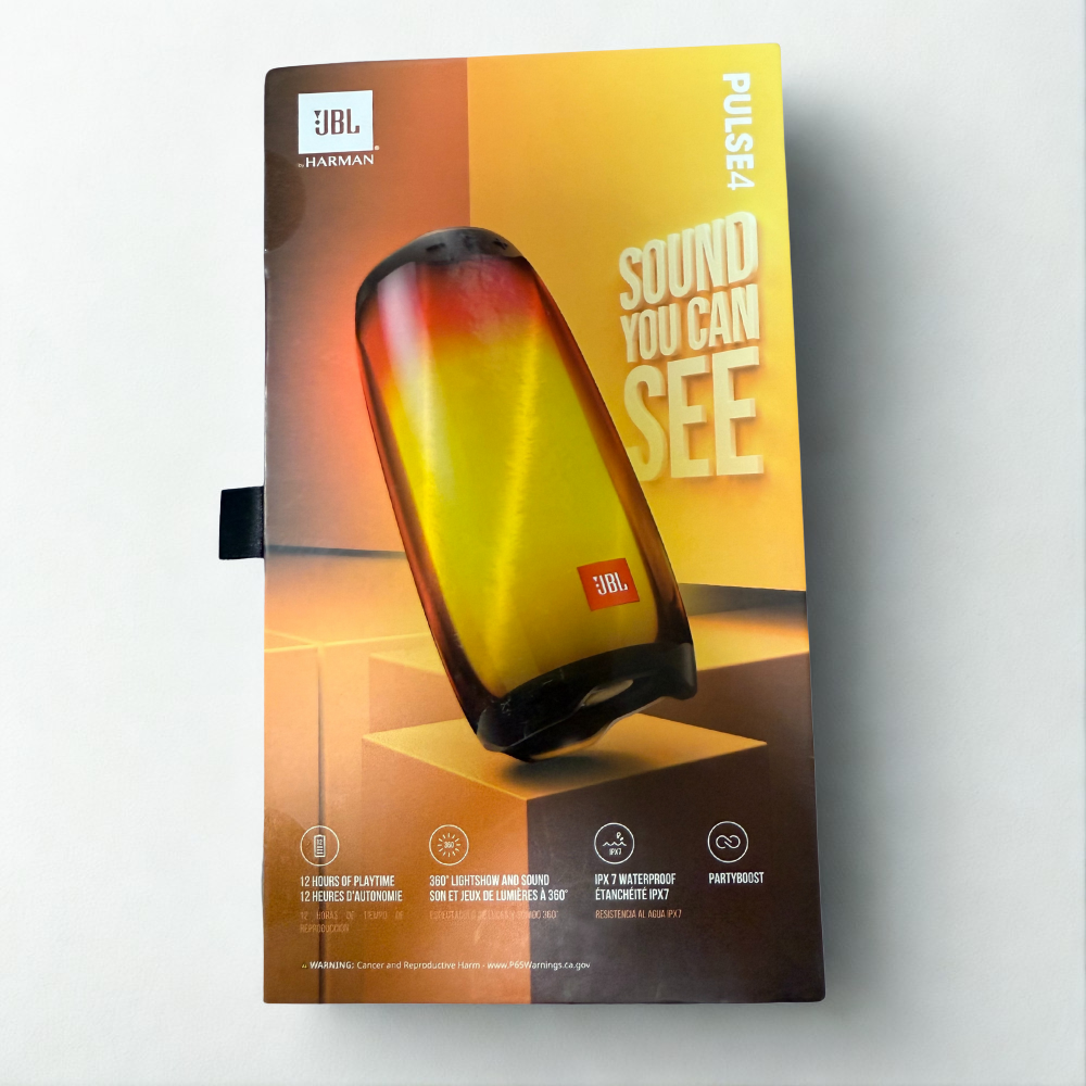 JBL Pulse 4 - Waterproof Portable Bluetooth Speaker with 360° Lightshow