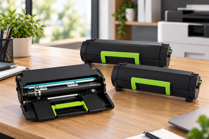 Lexmark 66S1H00 & 66S0Z00 Black Compatible High-Yield Toner and Drum 3-Pack
