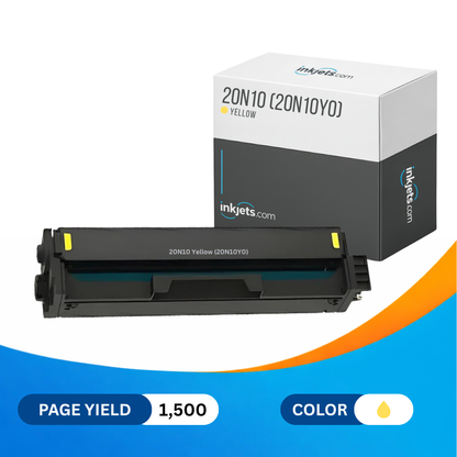 Lexmark 20N10Y0 Yellow Standard Yield Compatible Toner Cartridge