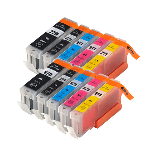 Canon PGI-270XL & CLI-271XL High-Yield Compatible Ink Cartridge 10-Pack Combo