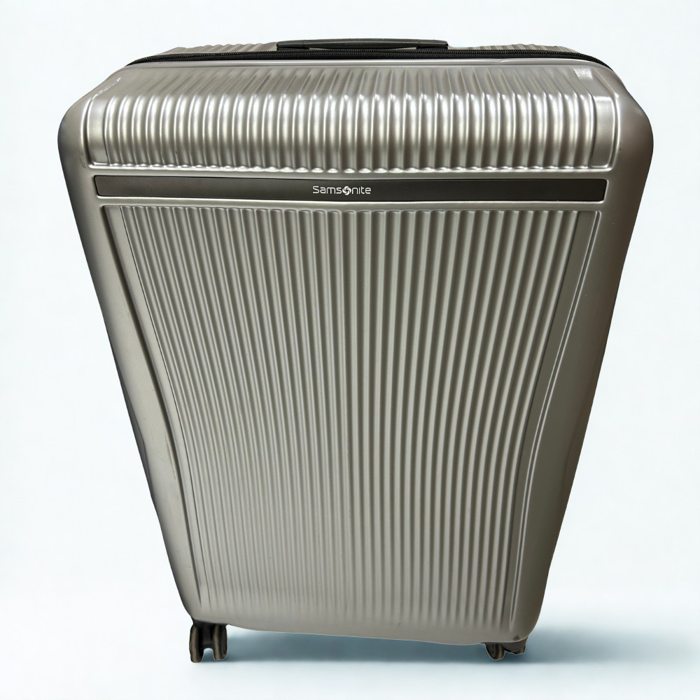 Samsonite Blackstone 2‑Piece Hardside Expandable Spinner Luggage Set – Silver