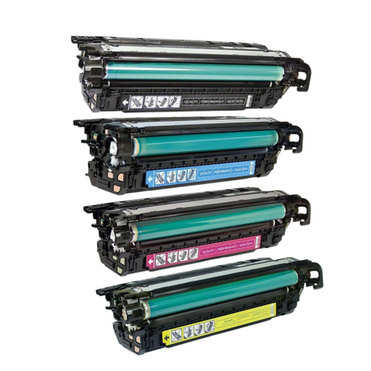 HP 647A & 648A Remanufactured Toner Cartridge 4-Pack Combo