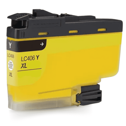 Compatible Brother LC406XLY High Yield Yellow Ink Cartridge