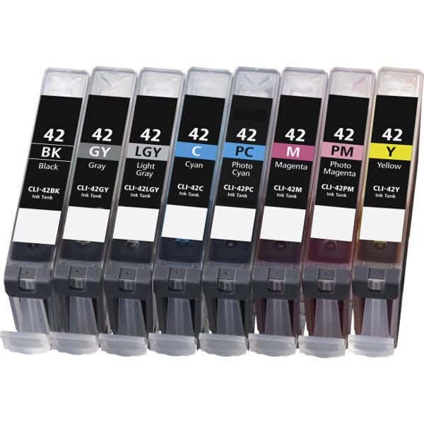 Canon CLI-42 Compatible Ink Cartridge 8-Pack Combo