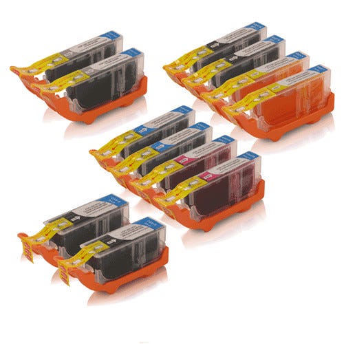 Canon PGI-220 & CLI-221 Compatible Ink Cartridge 12-Pack Combo