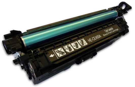 HP 507A (CE400A) Black Remanufactured Toner Cartridge