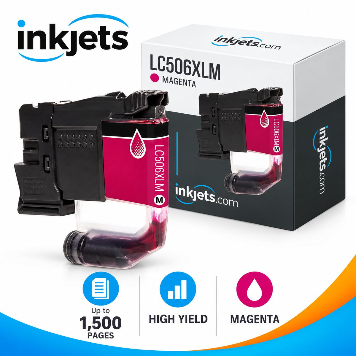 Brother LC506XLM Magenta High Yield Compatible Ink Cartridge