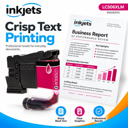 Brother LC506XLM Magenta High Yield Compatible Ink Cartridge