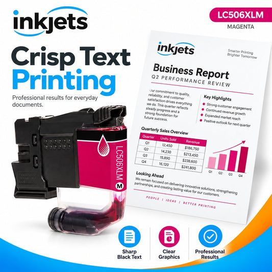 Brother LC506XLM Magenta High Yield Compatible Ink Cartridge