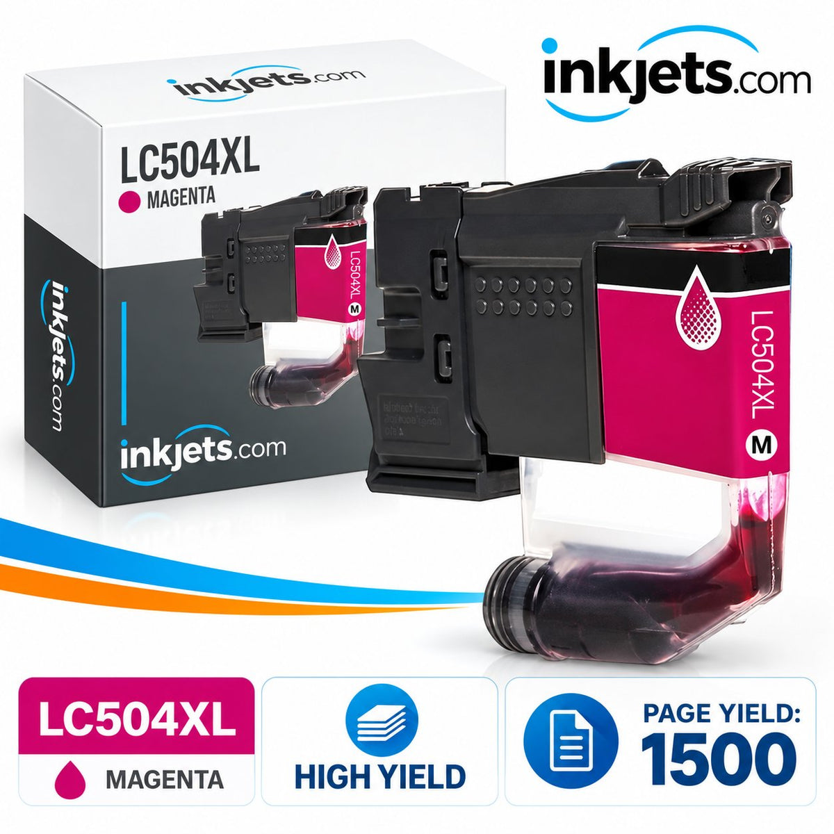Brother LC504XLM Magenta High Yield Compatible Ink Cartridge