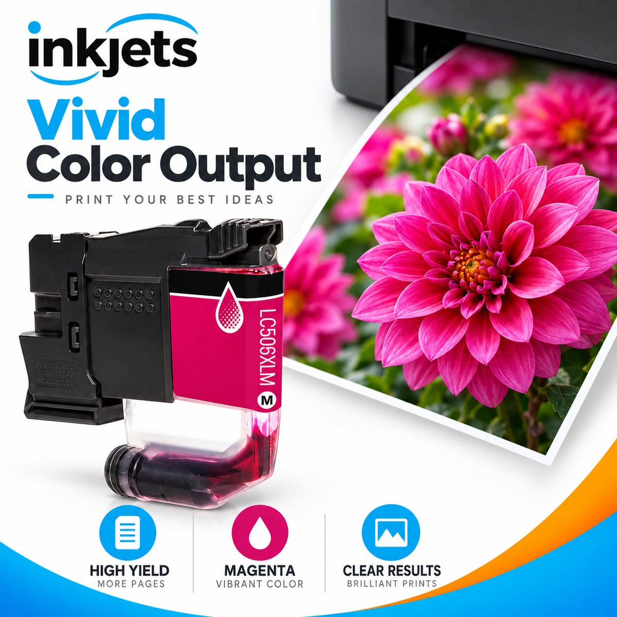 Brother LC506XLM Magenta High Yield Compatible Ink Cartridge