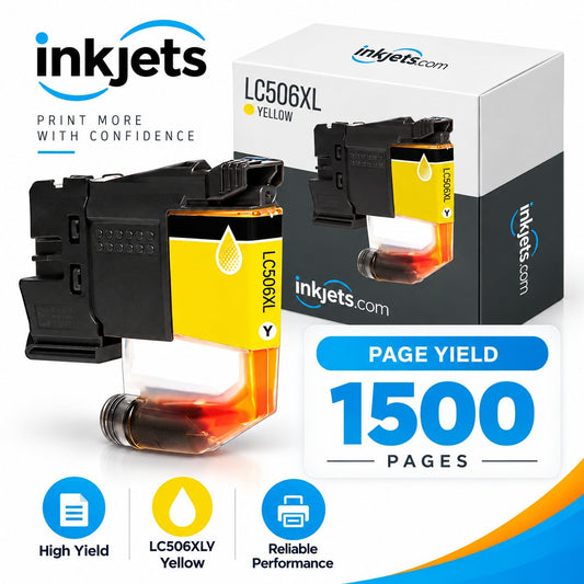 Brother LC506XLY Yellow High Yield Compatible Ink Cartridge