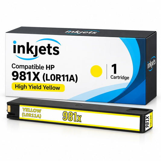 Compatible HP 981X (L0R11A) High Yield Yellow Toner Cartridge