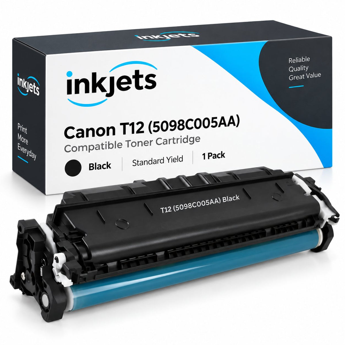 Canon T12 (5098C005AA) Black Standard Yield Compatible Toner Cartridge