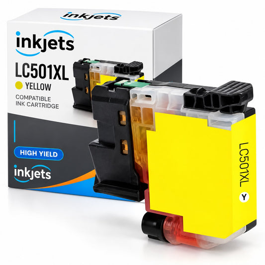 Brother LC501XLY Yellow High Yield Compatible Ink Cartridge