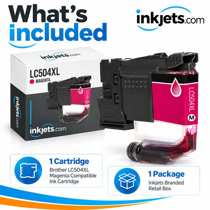 Brother LC504XLM Magenta High Yield Compatible Ink Cartridge