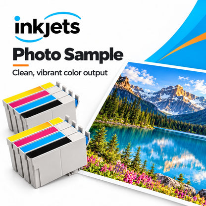 Epson 125 Remanufactured Standard-Yield Ink Cartridge 8-Pack Combo