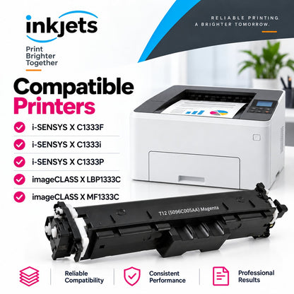 Canon T12 (5096C005AA) Magenta Standard Yield Compatible Toner Cartridge