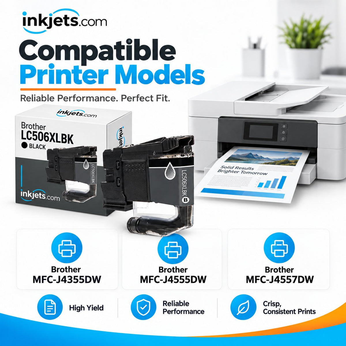 Brother LC506XLBK Black High Yield Compatible Ink Cartridge