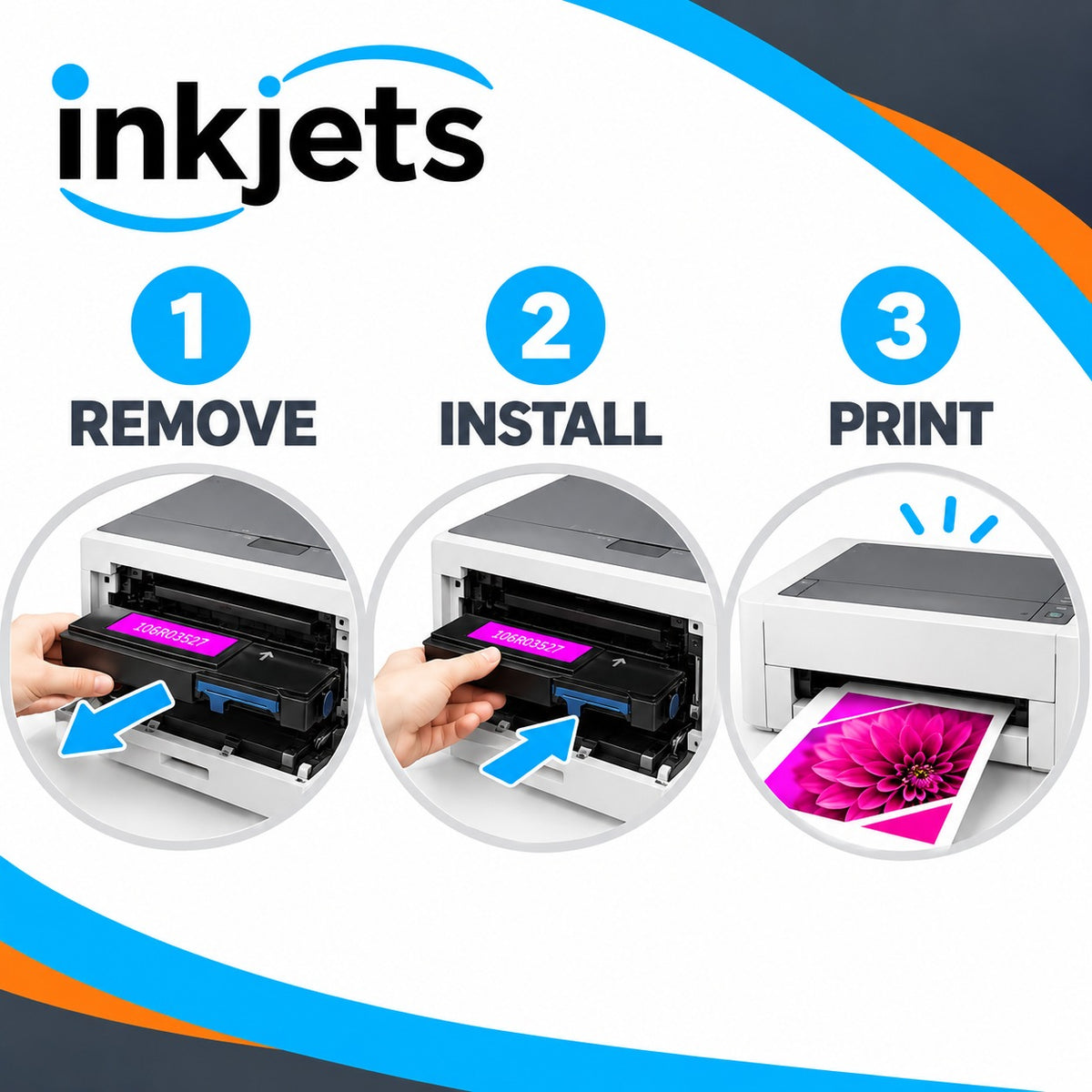 Xerox 106R03527 Magenta Extra High Yield Compatible Toner Cartridge