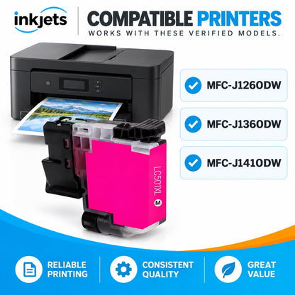 Brother LC501XLM Magenta High Yield Compatible Ink Cartridge