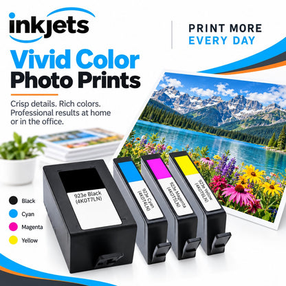 HP 923e High Yield Remanufactured Ink Cartridge 4-Pack Combo