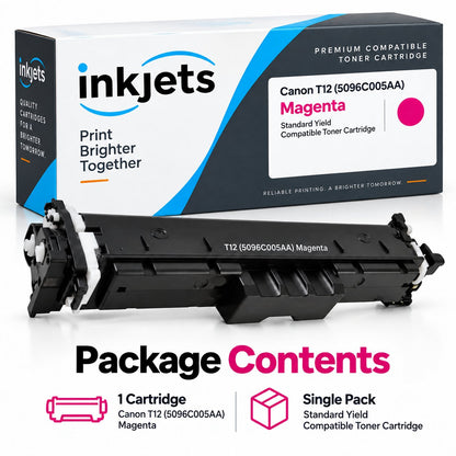 Canon T12 (5096C005AA) Magenta Standard Yield Compatible Toner Cartridge
