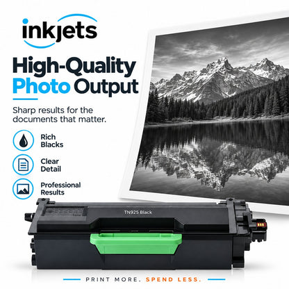 Brother TN925 Black Super High Yield Compatible Toner Cartridge