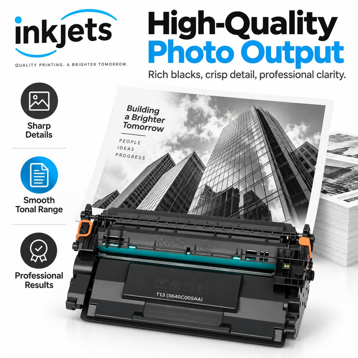 Canon T13 (5640C005AA) Black Standard Yield Compatible Toner Cartridge