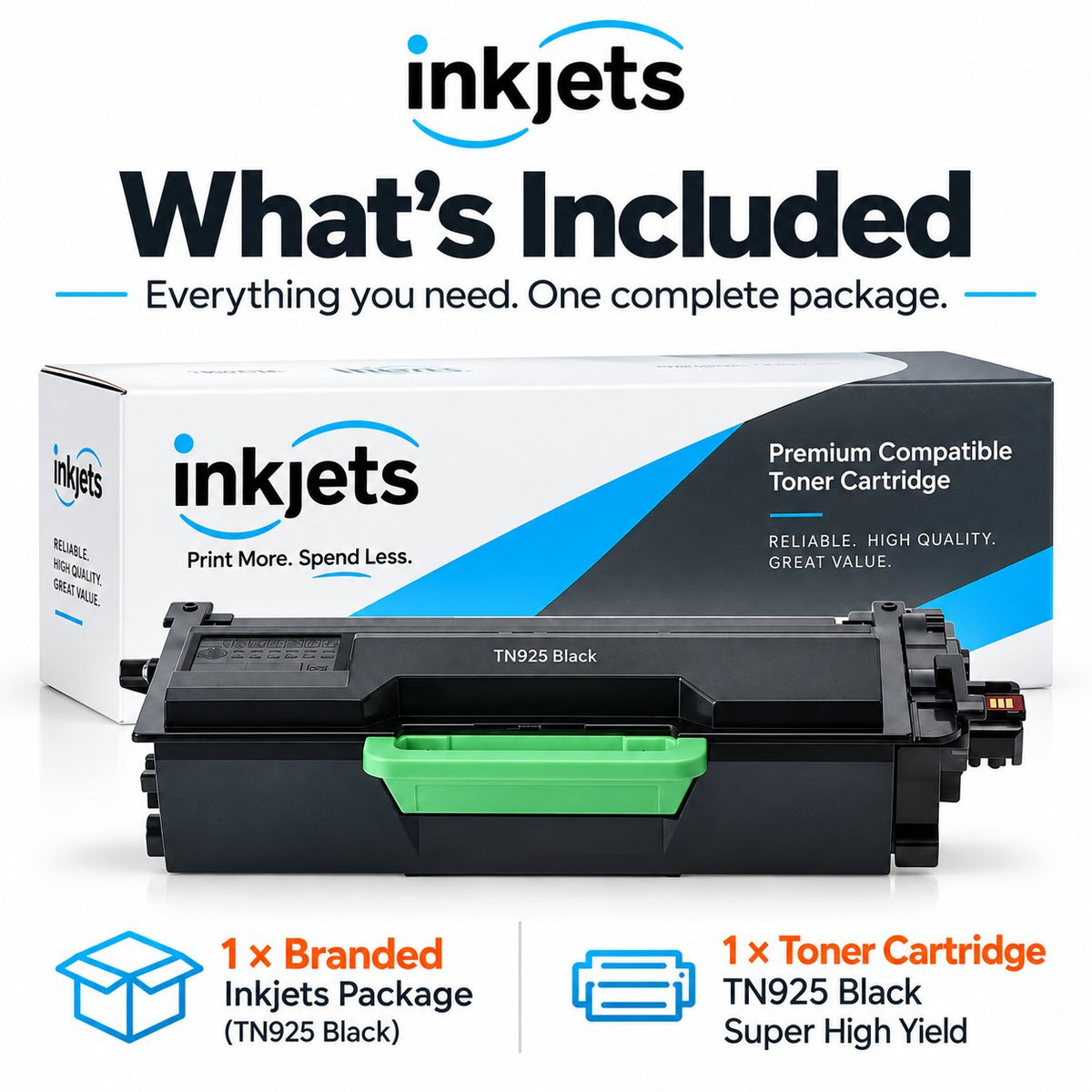 Brother TN925 Black Super High Yield Compatible Toner Cartridge