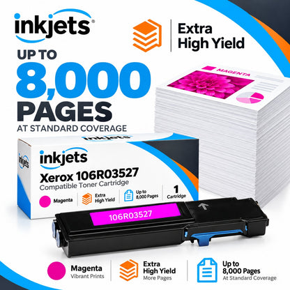 Xerox 106R03527 Magenta Extra High Yield Compatible Toner Cartridge